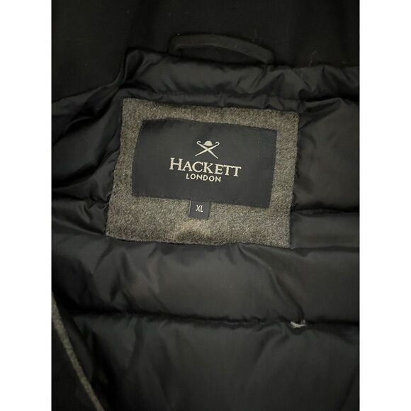 Hacket London x United Autosports Mens Blue Down Jacket Size XL - Picture 3 of 3